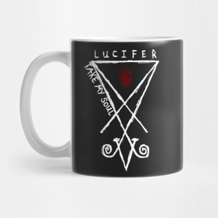 Lucifer, take my soul (white) Mug